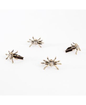Spider Napkin Ring, Set of 4