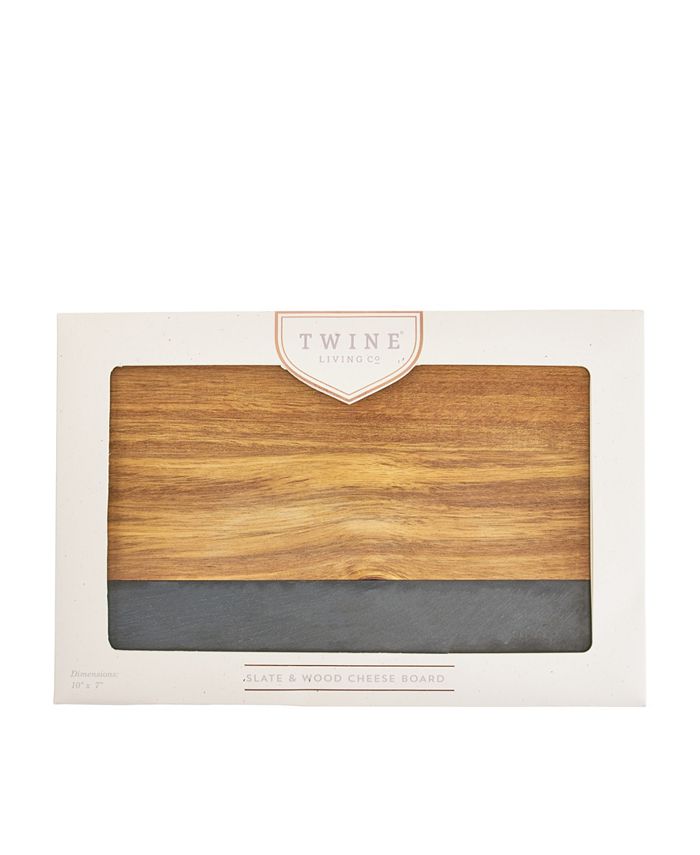 Twine Wood with Slate Cheese and Charcuterie Board Macy's