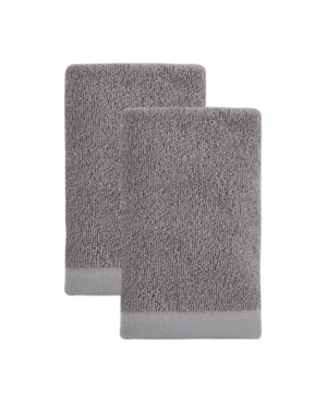 Ozan Premium Home Horizon Washcloth 2-pc. Set Bedding In Grey