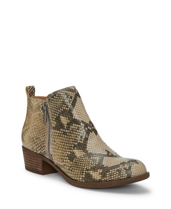 Lucky Brand Women's Basel Leather Booties & Reviews - Boots & Booties ...
