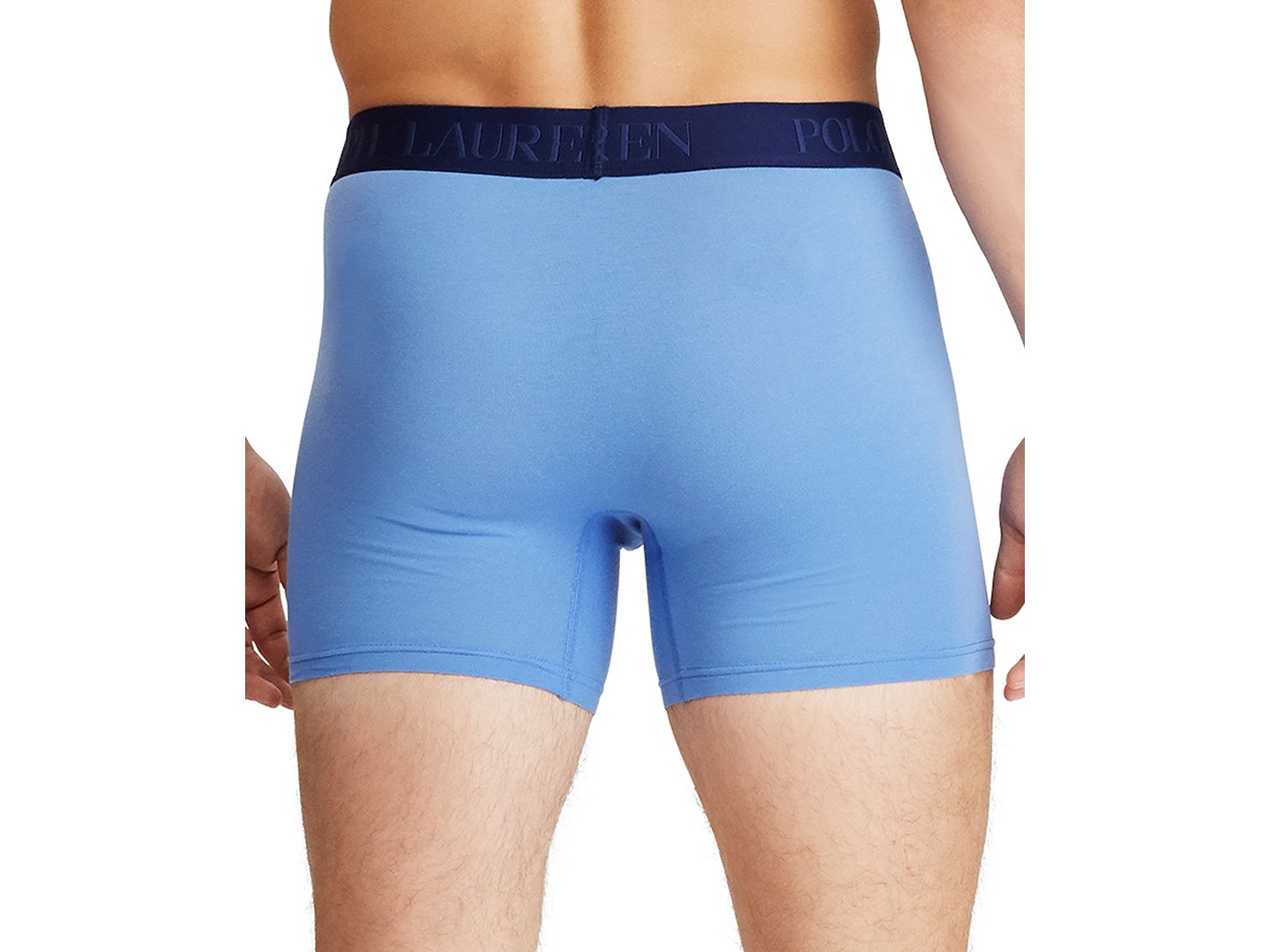 Трусы-боксеры Flex для мужчин, модал, 3 шт. — Polo Ralph Lauren, цвет: Синий — фото 9