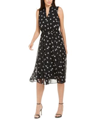 Anne Klein - Printed A-Line Dress