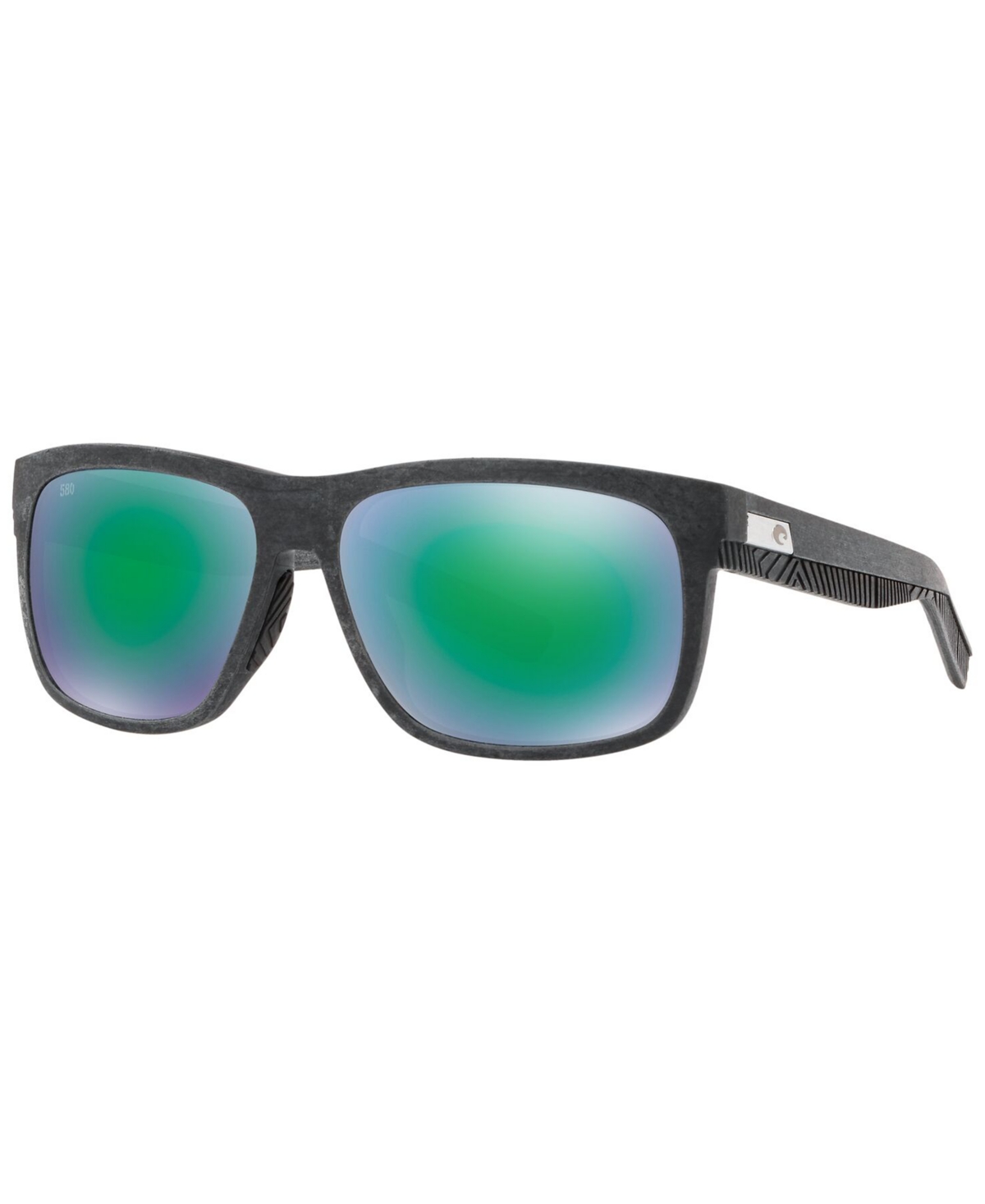 Costa Del Mar Men's Polarized Sunglasses, Baffin 58 In Black,green