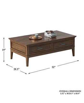 Furniture Caruth Cocktail Table - Macy's