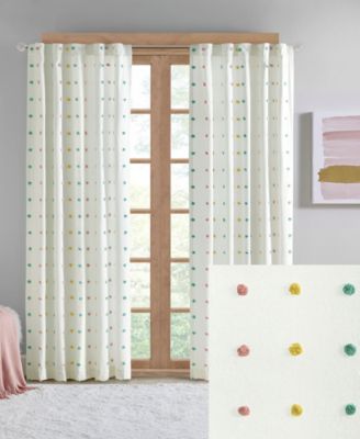 Stella Dot Metallic Embroidered Lined Window Panel, 50" x  84"