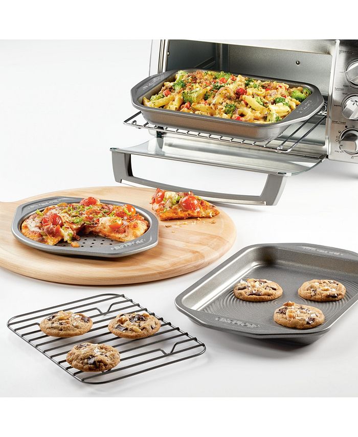 Circulon Total Nonstick Toaster Oven & Personal Pizza Pan 4Pc. Baking