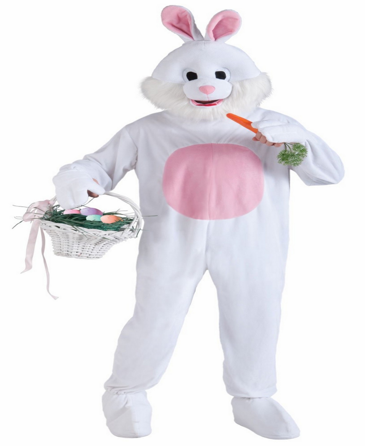 Buy Seasons Men's Bunny Mascot Costume - White