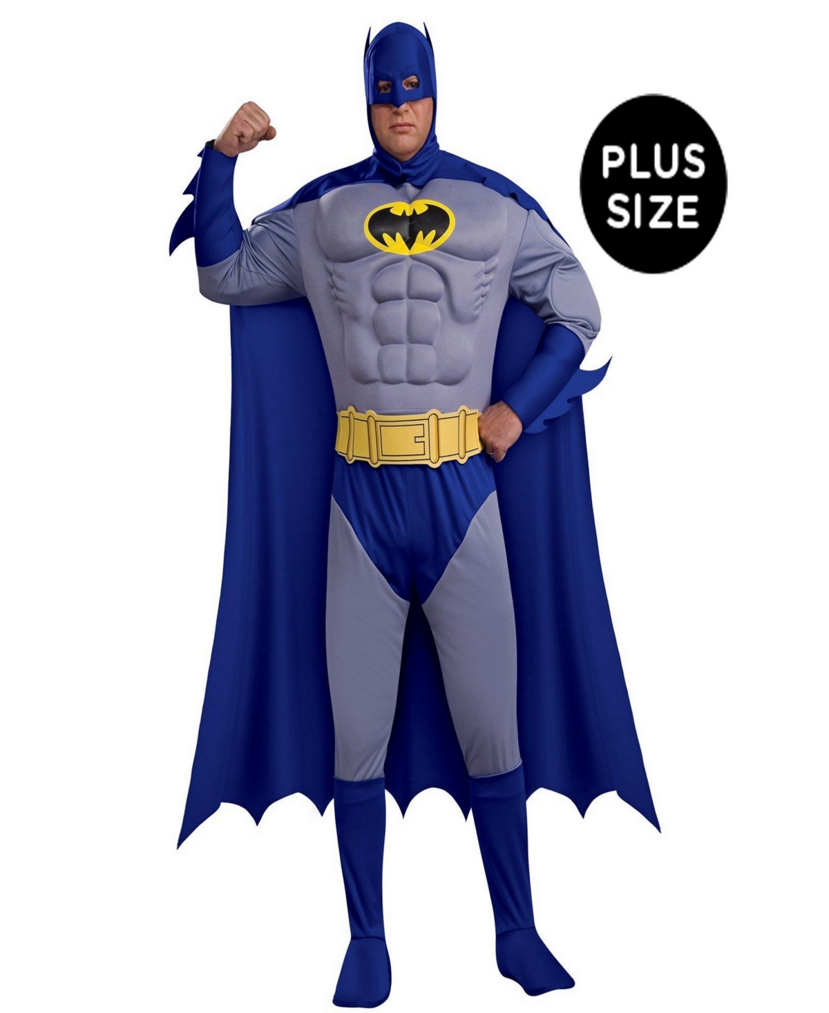 Buy Seasons Men's Batman Brave and Bold Deluxe Muscle Chest Plus Costume - Black
