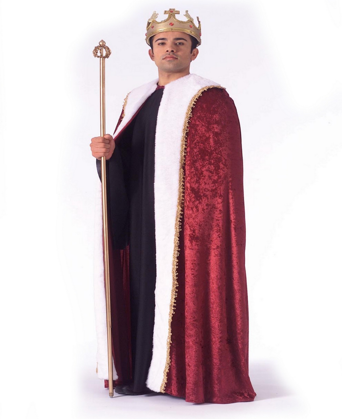 Buy Seasons Men's King Robe Costume - Red