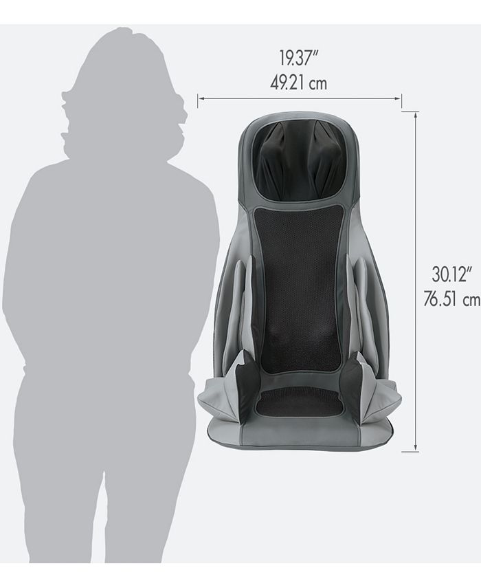 Brookstone C7 Shiatsu Massaging Seat Cover Macy's