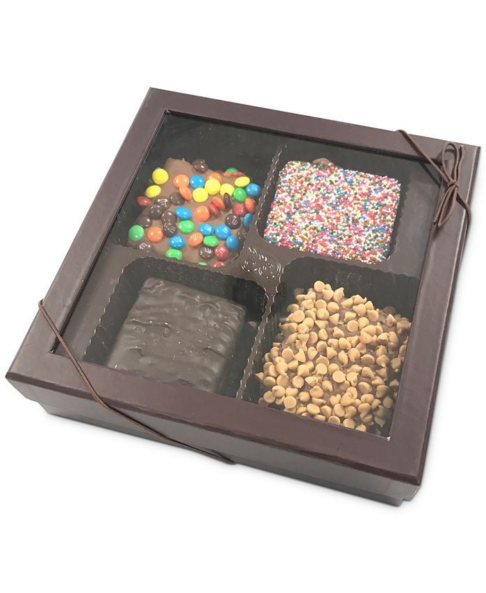 Chocolate Works - 12-Pc. Chocolate-Covered Graham Cracker Gift Box