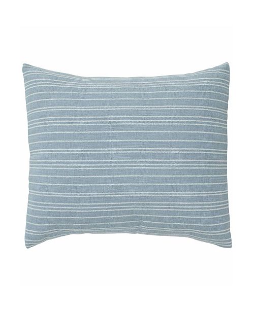 Ed Ellen Degeneres Riverside Dusty Blue Embroidered Throw