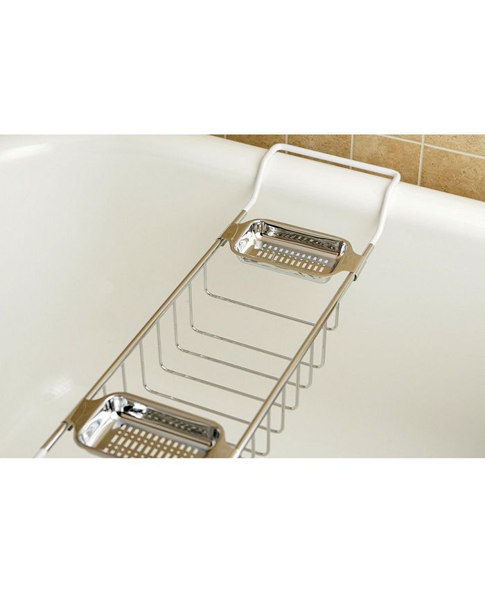 Kingston Brass Vintage Clawfoot Bath Tub Shelf in Polished Chrome Macy's