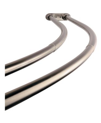 Kingston Brass - 60-Inch - 72-Inch Adjustable Double Curved Shower Curtain Rod