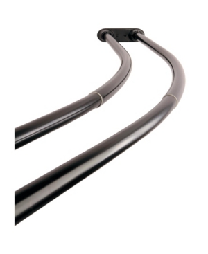 Kingston Brass 60-Inch - 72-Inch Adjustable Double Curved Shower Curtain Rod Bedding