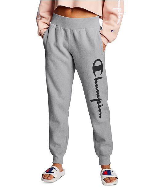 Champion Women S Reverse Weave Logo Joggers Reviews