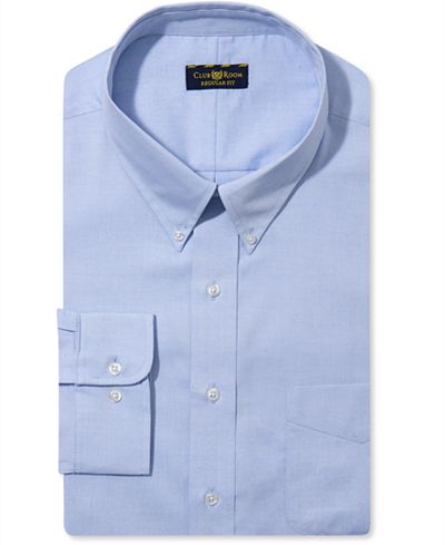 Club Room Estate Big and Tall Wrinkle Resistant Solid Dress Shirt