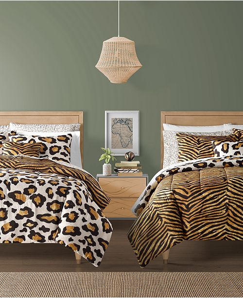 Sunham Safari Reversible 12 Pc Comforter Sets Reviews Bed In
