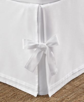 Tailored Corner Ties Bedskirt, Twin