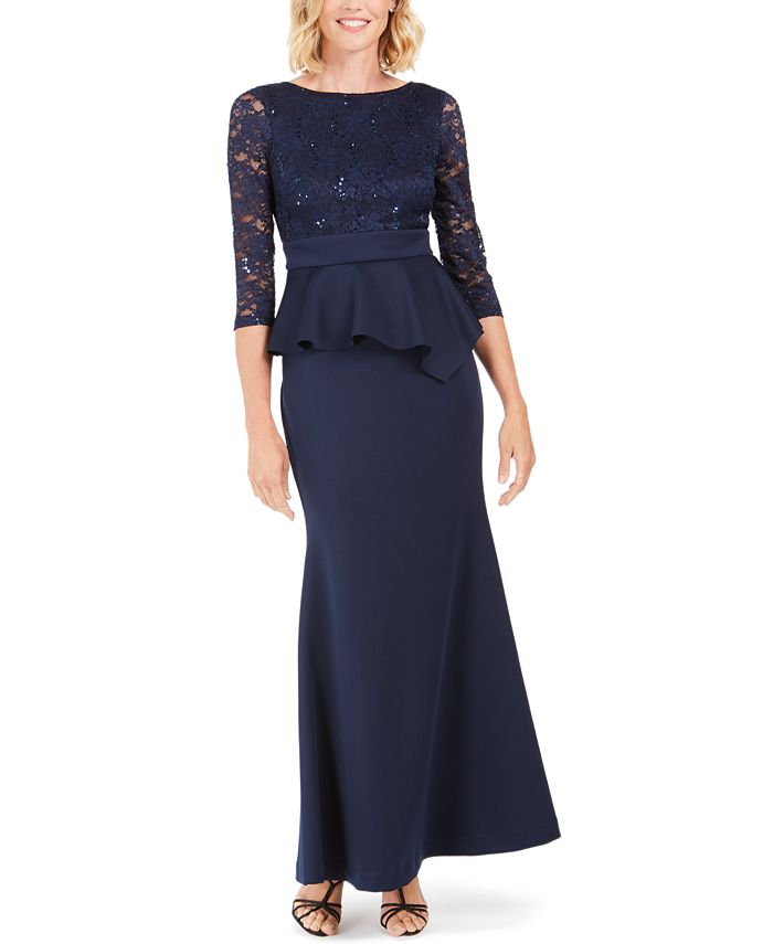 Macys discount peplum dress