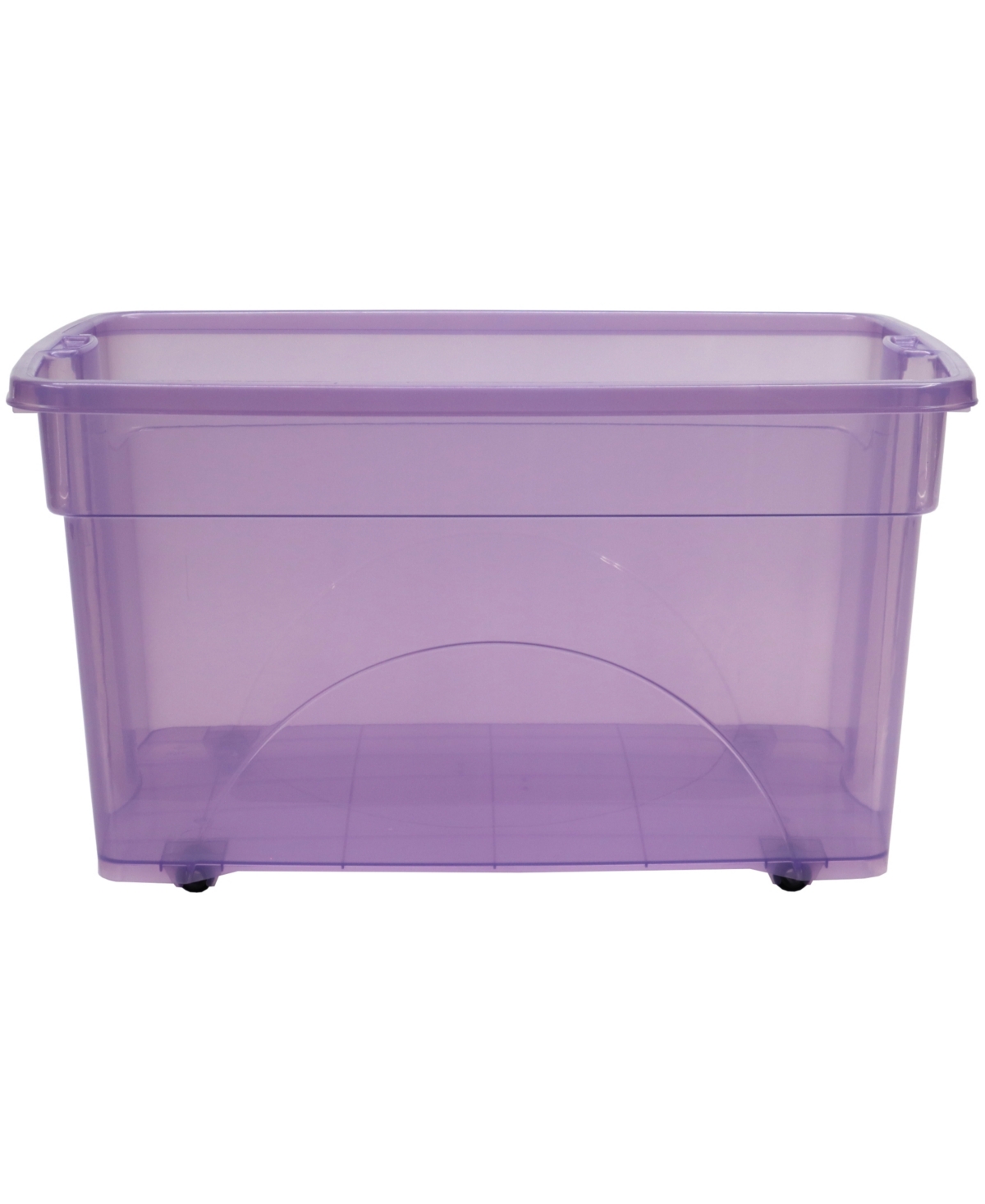 16 Gallon Rolling Bin Storage Organizer - Lavender