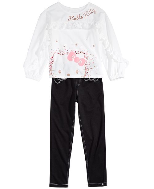 Hello Kitty Toddler Girls Glitter T Shirt Bow Leggings Reviews