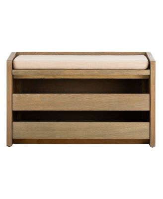 Safavieh - Percy Storage Bench, Quick Ship