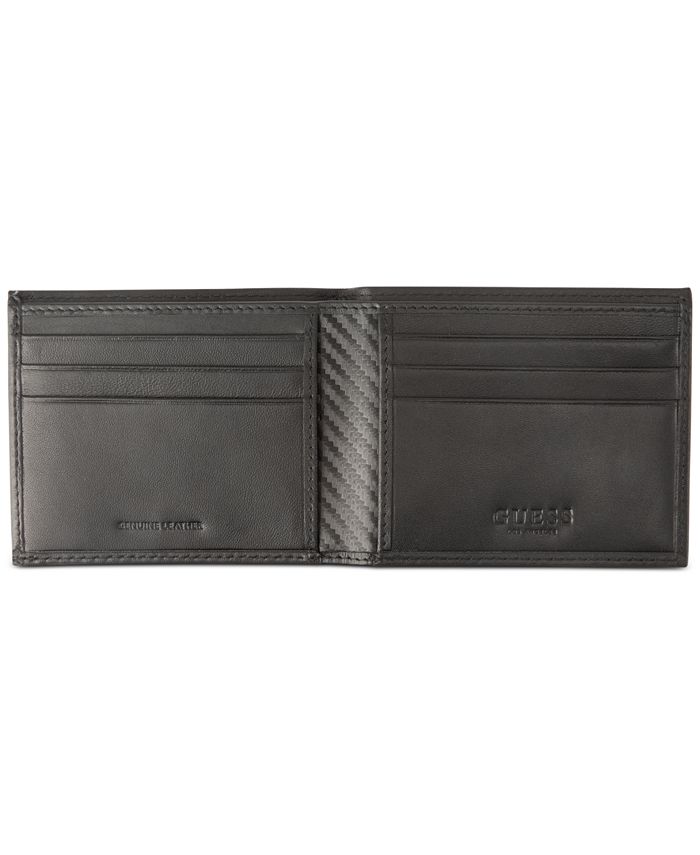 GUESS Men's RFID Leather Slimfold Wallet Macy's