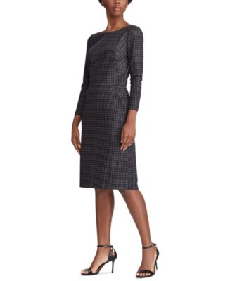 Lauren Ralph Lauren Petite Structured Mini Dress - Macy's