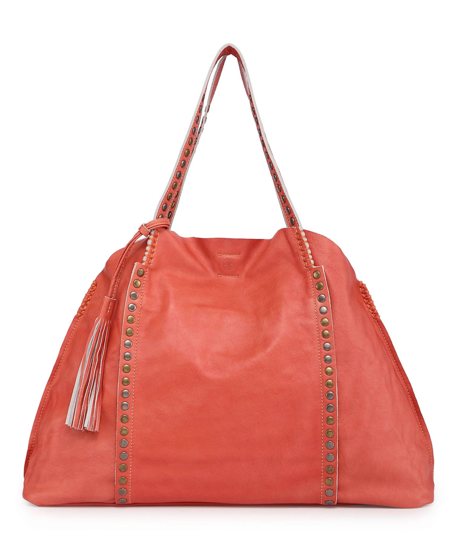 Birch Medium Leather Tote Bag