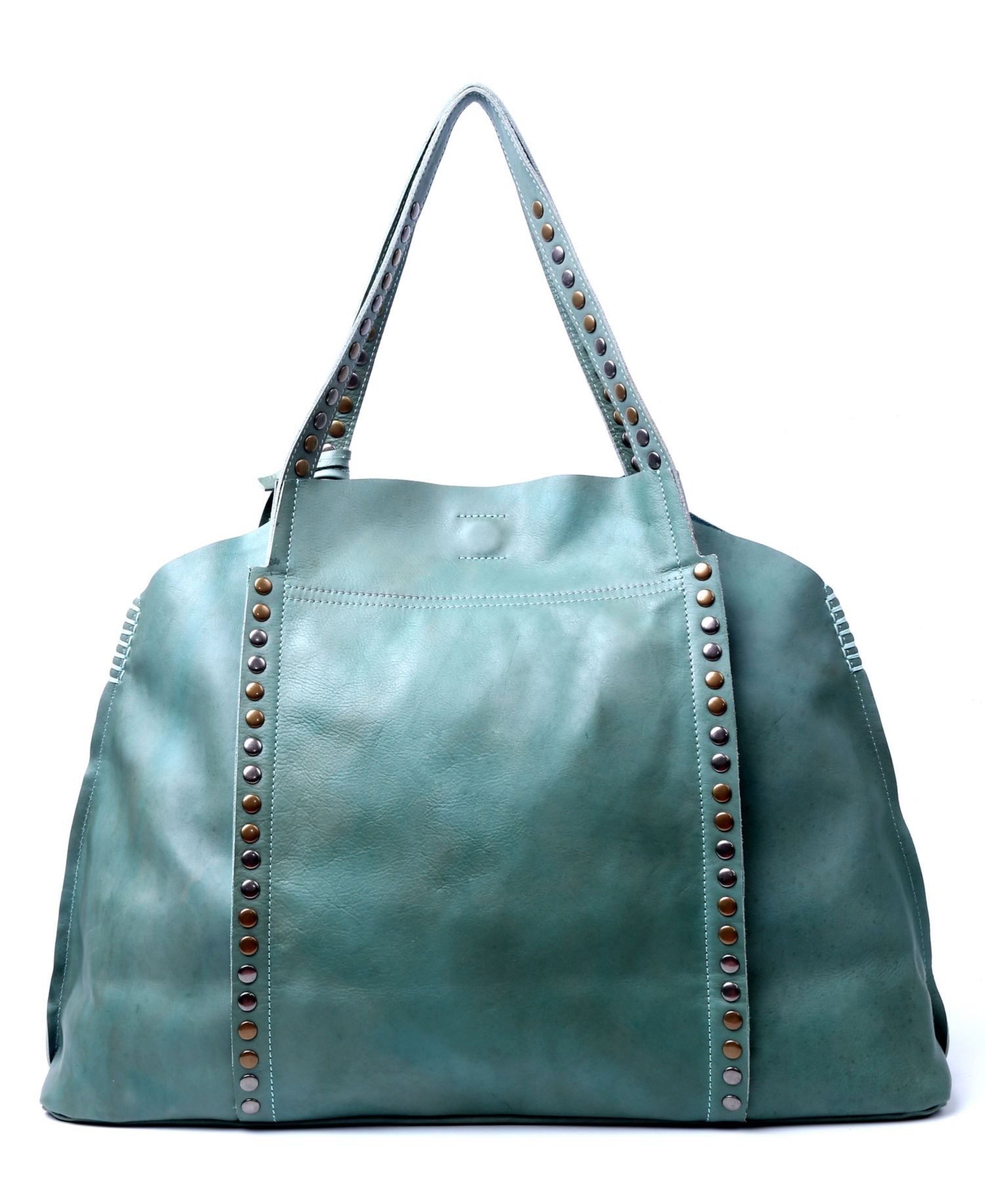 Birch Medium Leather Tote Bag