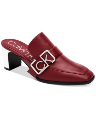 Calvin Klein - Dacy Block-Heel Mules