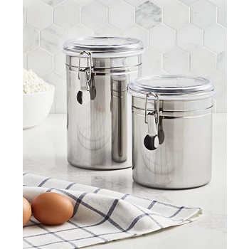 2-Pack Martha Stewart Collection Essentials Food Storage Canisters