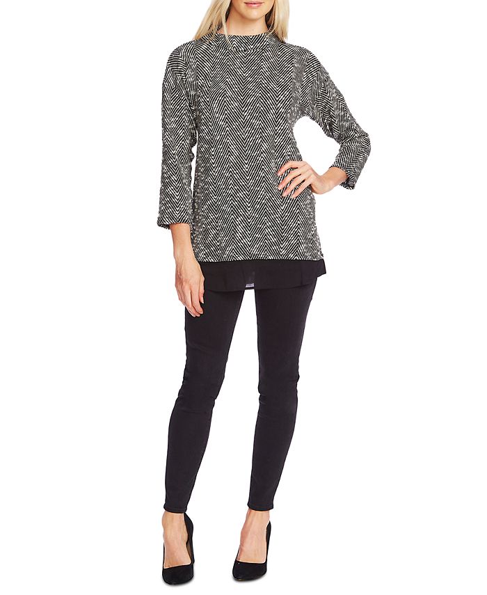 Vince Camuto Layered-Look Top & Reviews - Tops - Women - Macy's