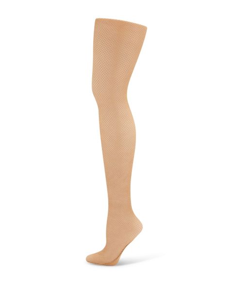 Женские бесшовные колготки в сетку Capezio Professional, цвет: Карамельный