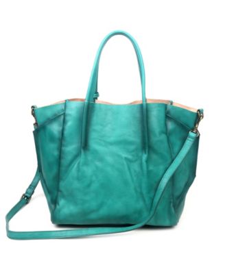 teal handbag