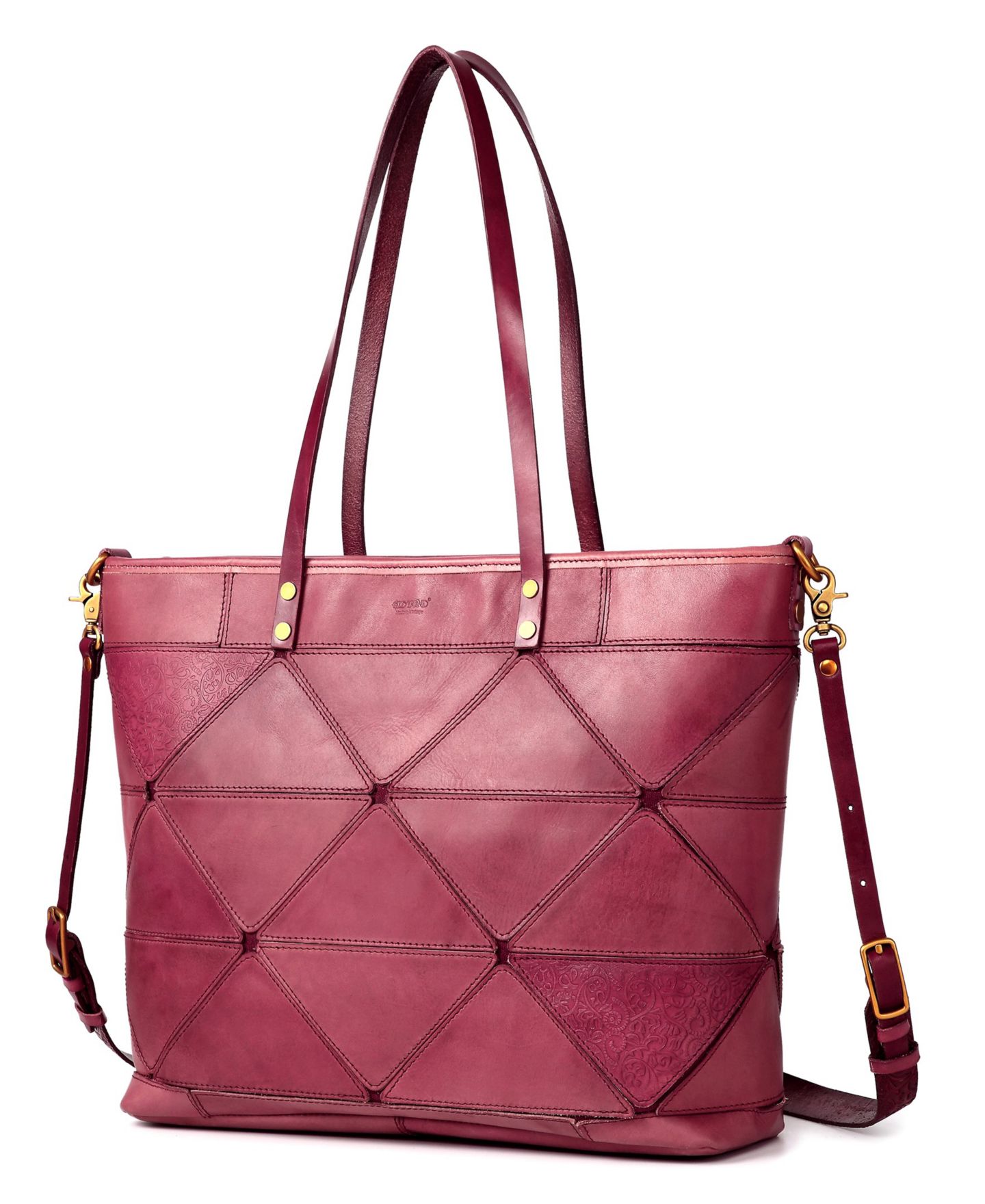 Женская сумка OLD TREND Genuine Leather Prism, цвет: Сиреневый — фото 10