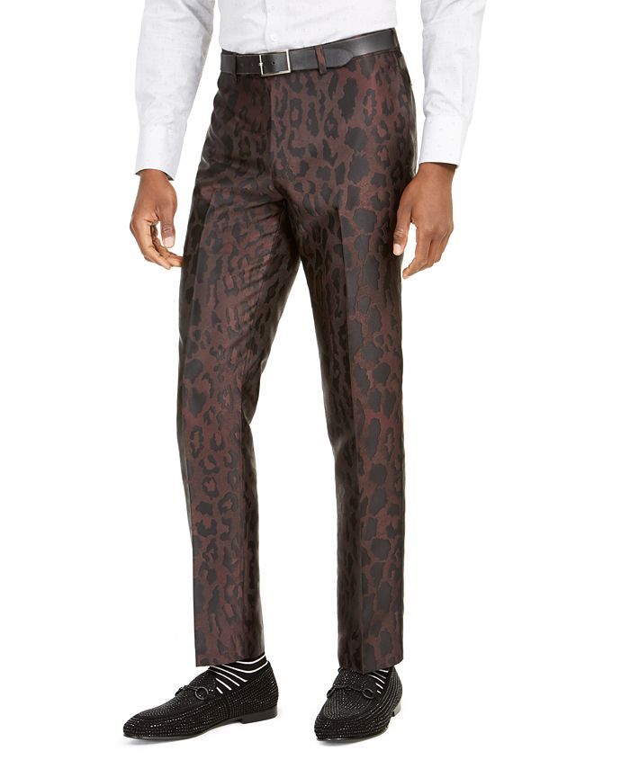 Cheetah print dress pants sale