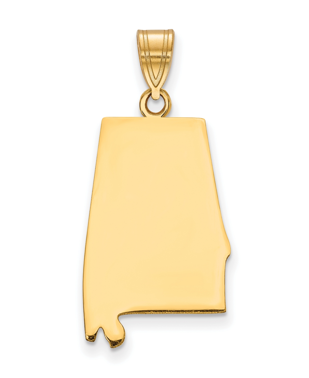 State Charm in 14k Yellow Gold