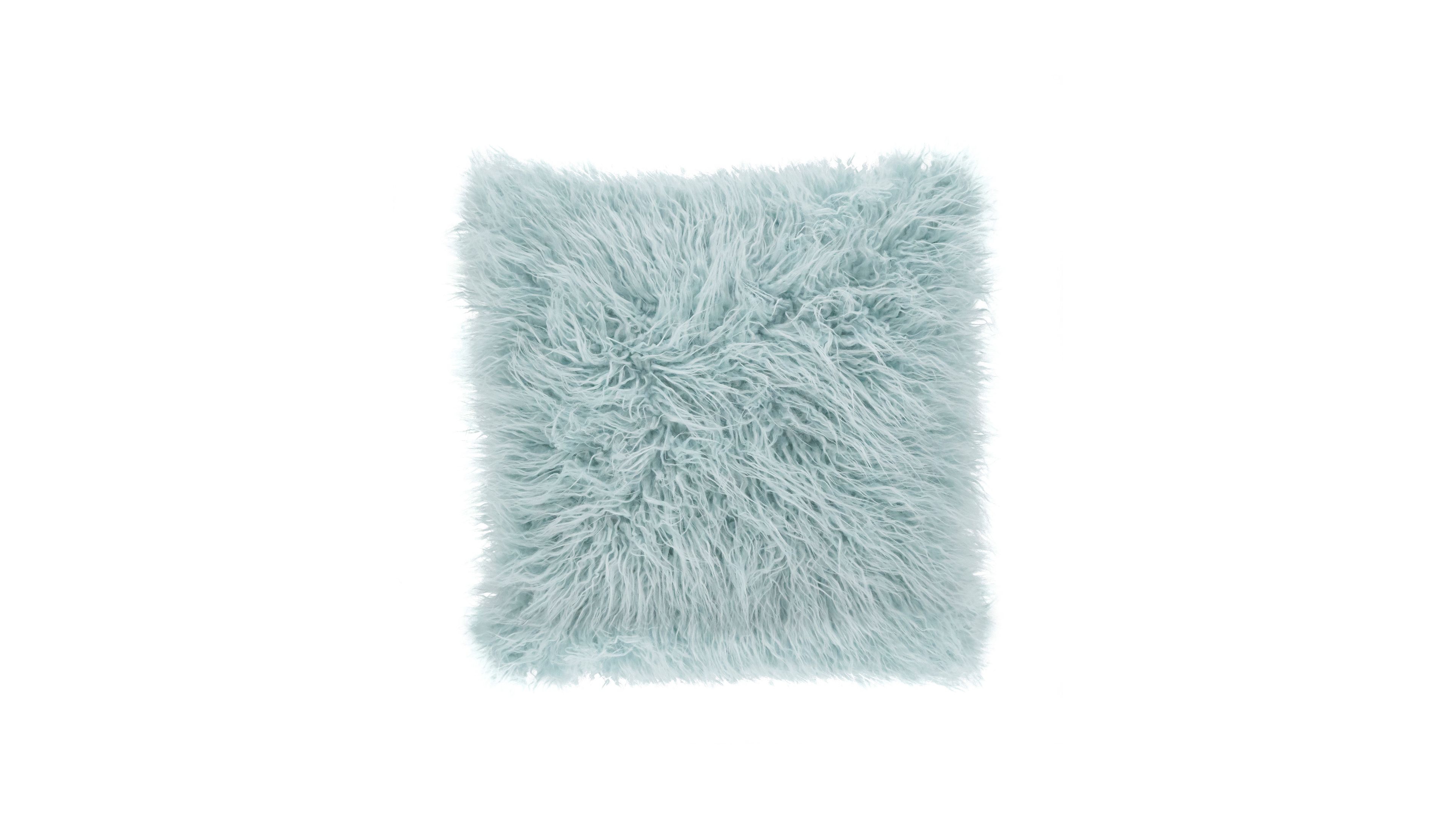 Saro Lifestyle Mongolian Faux Fur Decorative Pillow, 18" x
