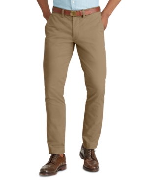 Shop Polo Ralph Lauren Men's Straight-fit Stretch Chino Pants In Classic Tan
