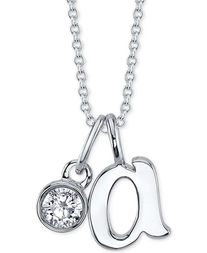 Unwritten initial necklace top