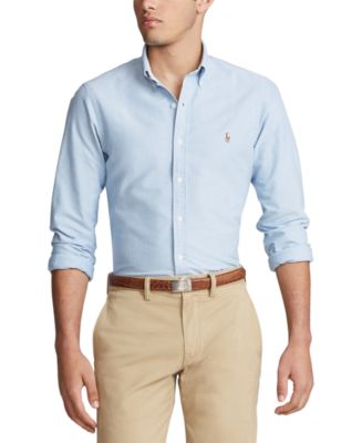 Polo Ralph Lauren Men's Big & Tall Classic Fit Oxford Shirt - Macy's