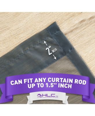 2 Pack Sheer Voile Window Curtain Sheer Panels