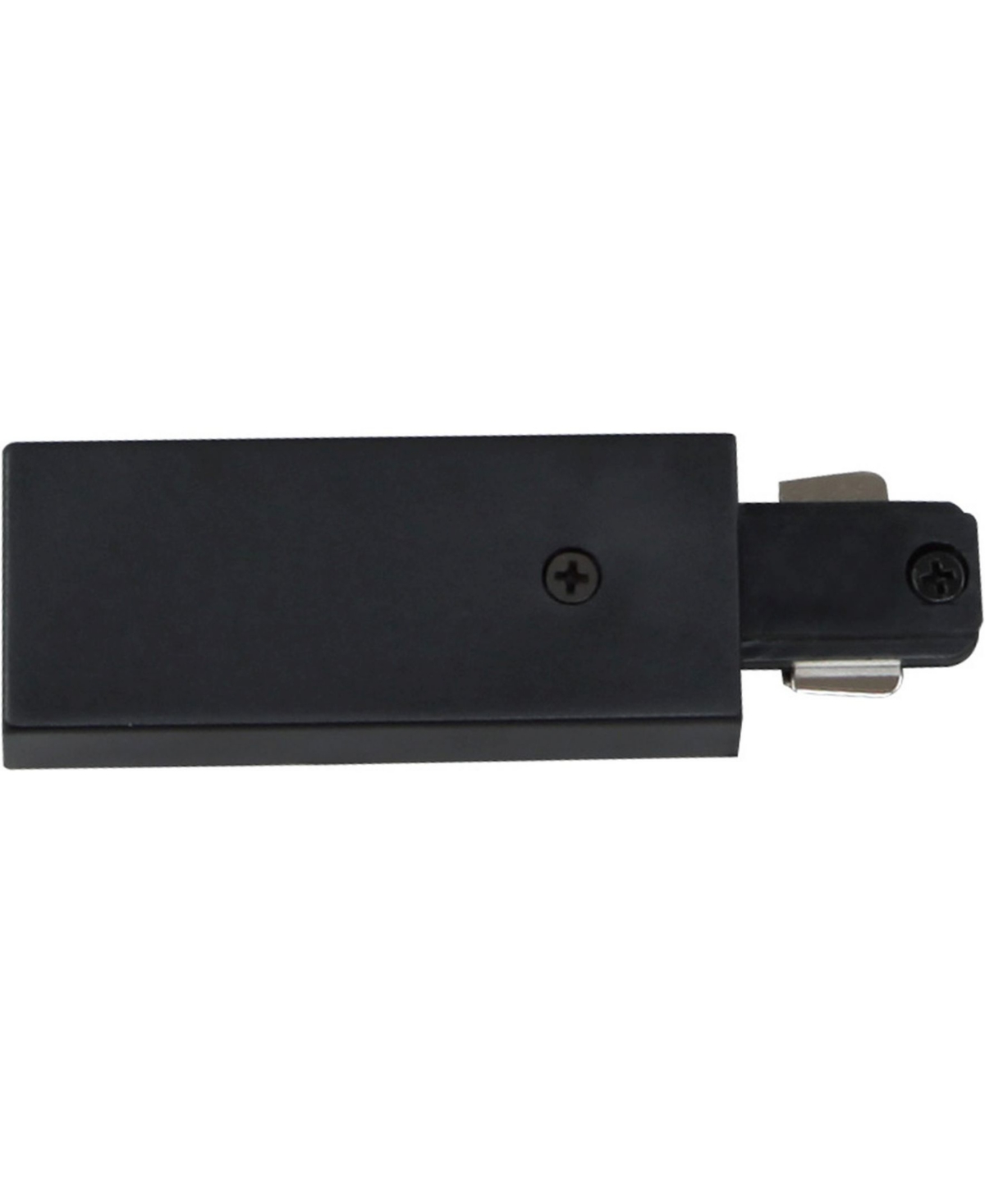 Volume Lighting Live End Connector/conduit Connector 120v 2-circuit/1-neutral Track Systems In Black
