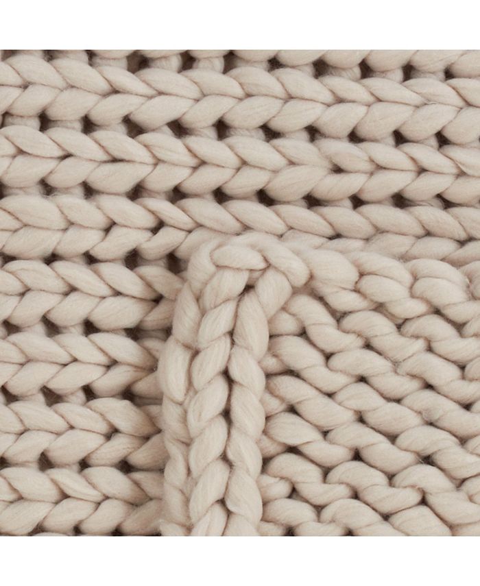 Saro Lifestyle Chunky Woven Knit Throw Macy's
