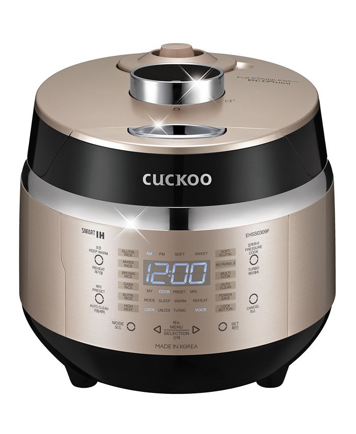 Cuckoo - 3-Cup Induction Heating Pressure Rice Cooker CRP-EHSS0309FD