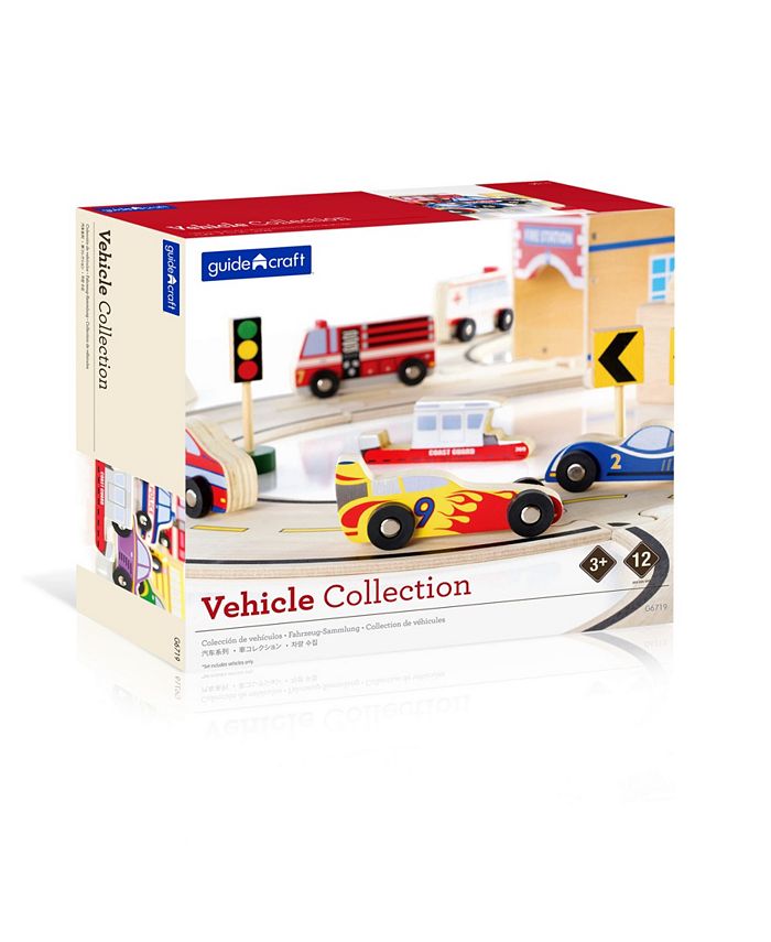 Guidecraft, Inc Guidecraft Wooden Vehicle Collection Set of 12 Macy's