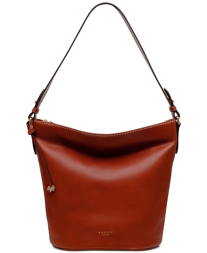 Radley London Zip Top Leather Bucket Bag Macy's