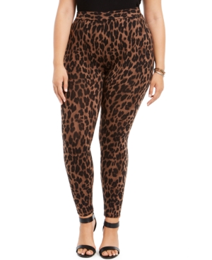 Style & Co Plus Size Printed Leggings Created for Macy's